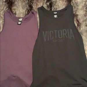 2 Victoria Secret Sport tanks